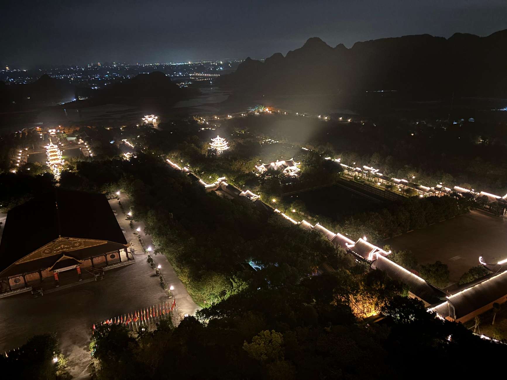 Bai Dinh By Night